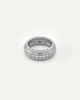 Ring, medium model, paved, white gold