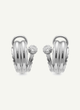 Trinity earrings, white gold