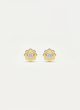 Stud earrings, medium model, yellow gold