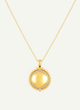 Photo Locked necklace, paved, yellow gold
