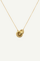 Duo necklace, yellow gold